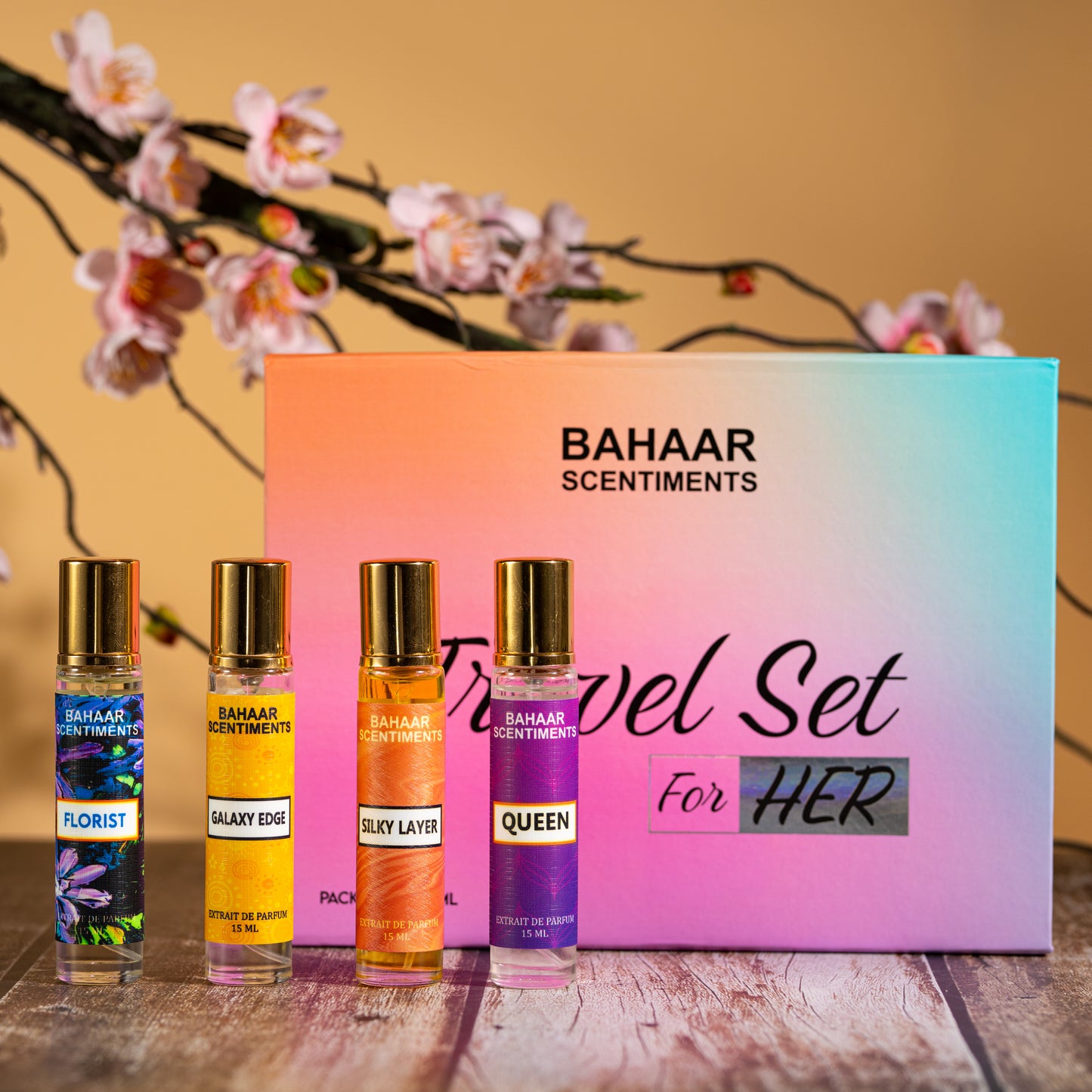 Travel set for her